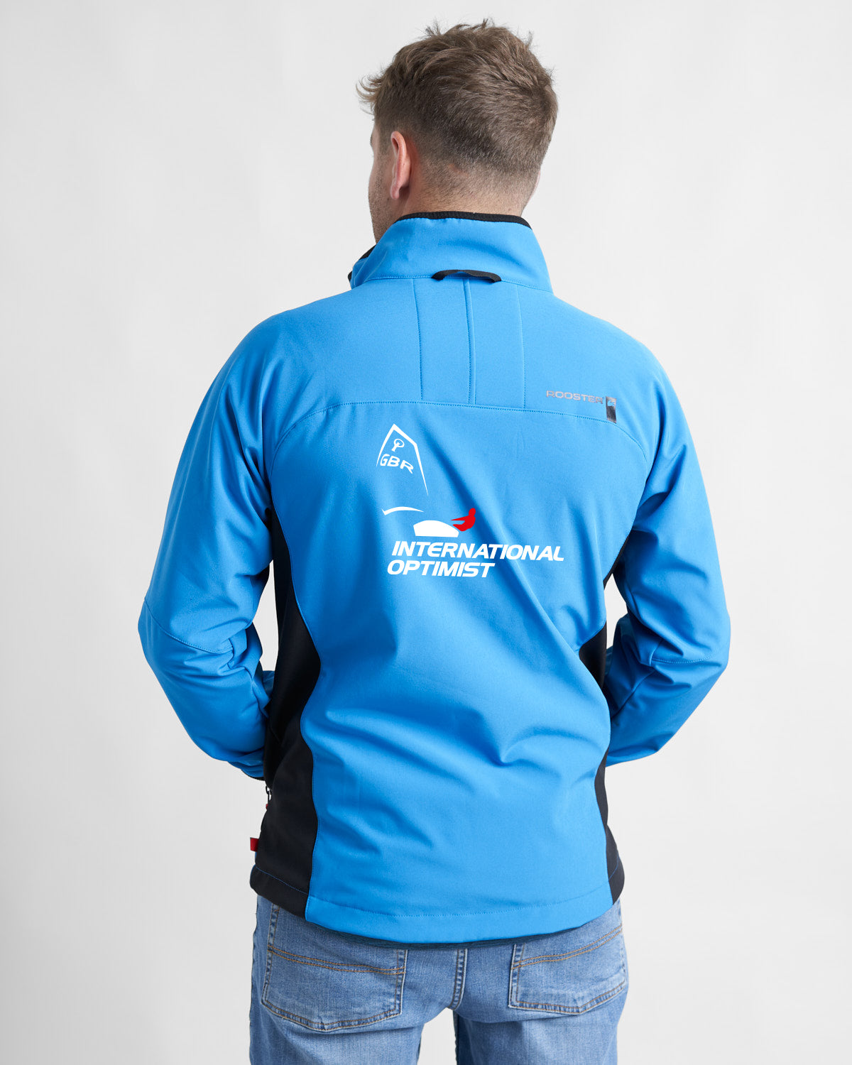 Rooster Soft Shell Veste Sans Capuche Noire IOCA Imprimée