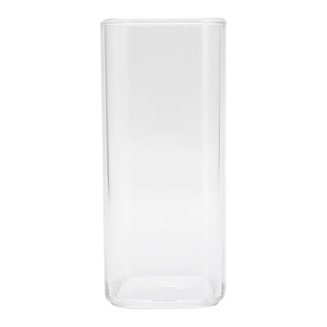 Tissting Tasse à eau acrylique 250 ml blanc carré