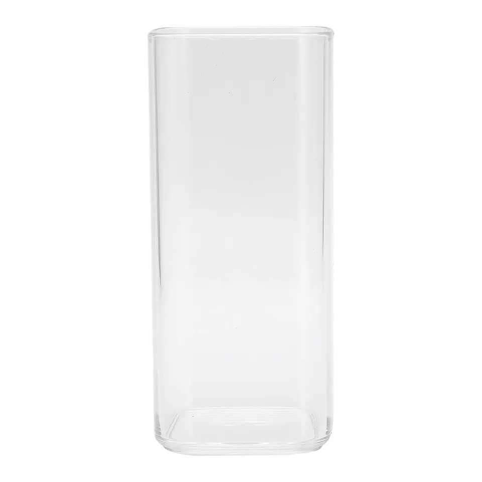 Tissting Tasse à eau acrylique 250 ml blanc carré