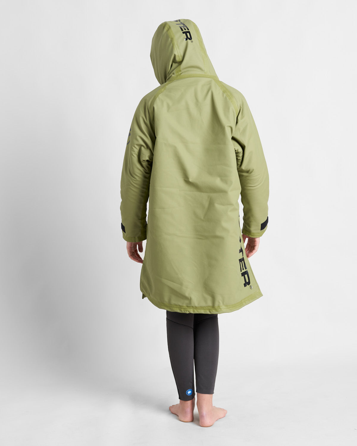 Rooster Aquafleece Robe parka change junior Noir/Bleu
