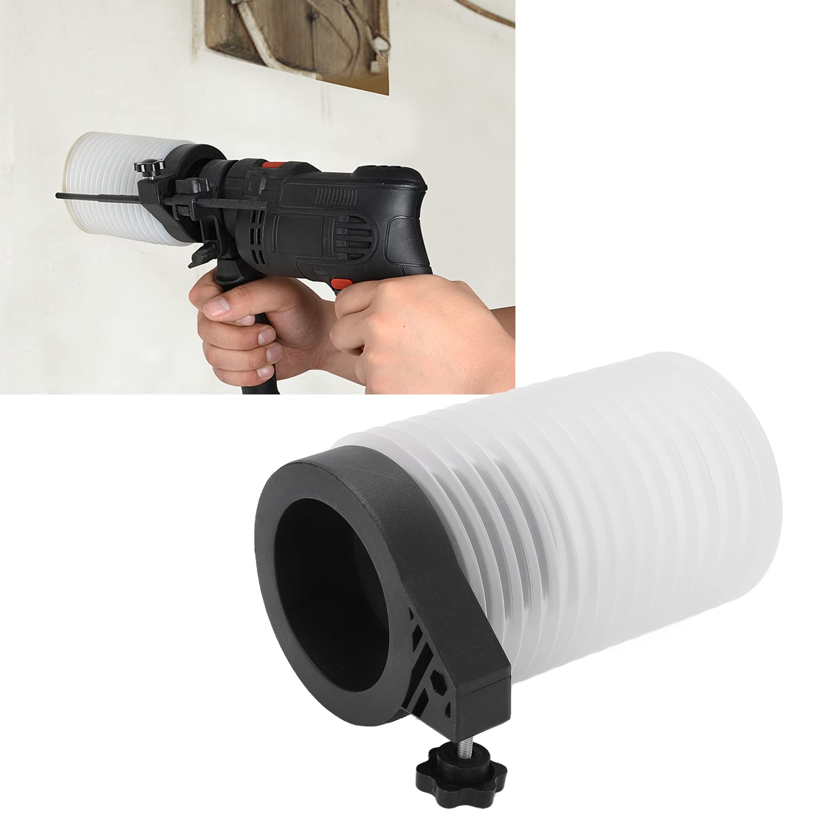 FTVOGUE Bol poussière perceuse PVC blanc perceuse