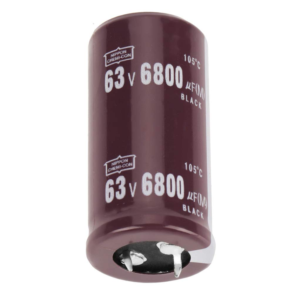 FTVOGUE Condensateur Électrolytique 63V 6800uF Lot de 2
