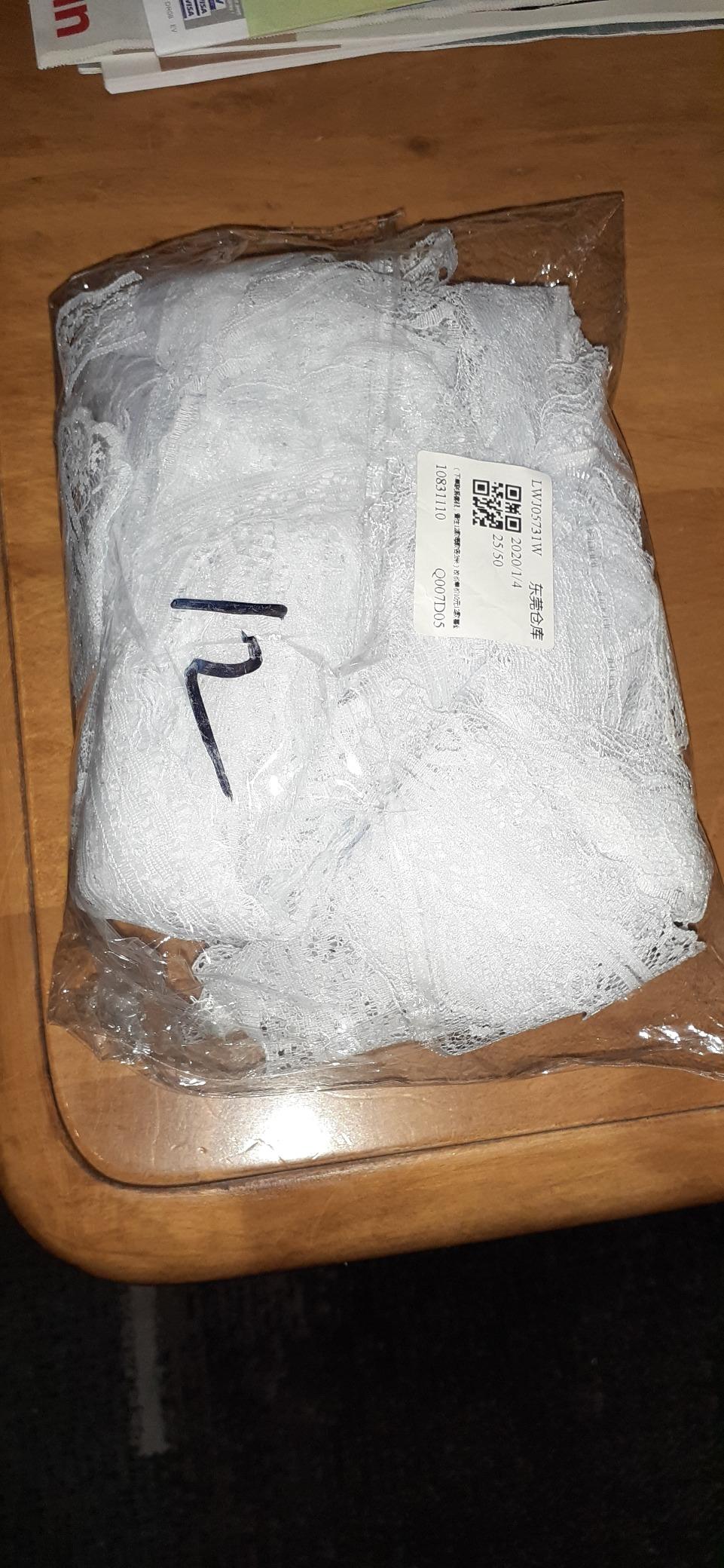Fepito 12 Rouleaux Ruban Dentelle Blanche 39,6 m