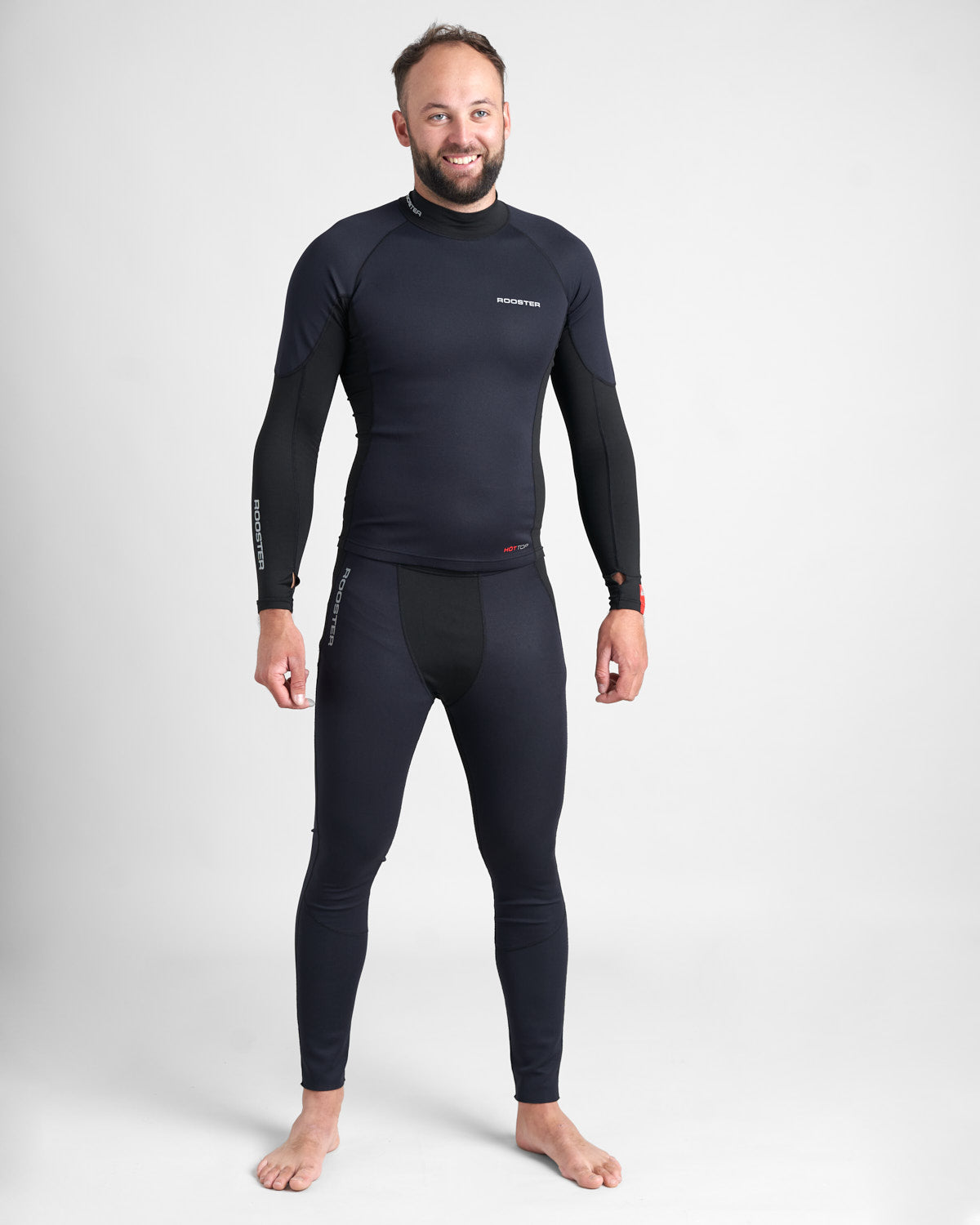 Rooster Hot Stuff Hot Top haut thermique titane Polypro