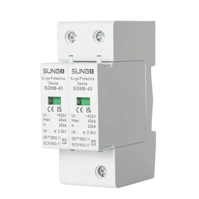 Jadeshay Parafoudre 2P 40kA 220V Rail DIN Maison