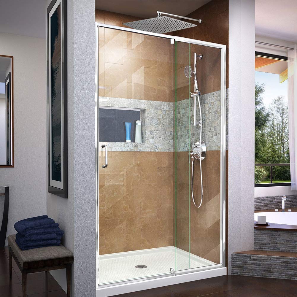 Ejoyous Pommeau Douche Pluie Inox 40x40 cm Argent