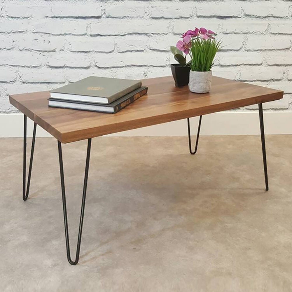 Ejoyous Home Improvement Tool pieds table épingle noir 40 cm lot 4