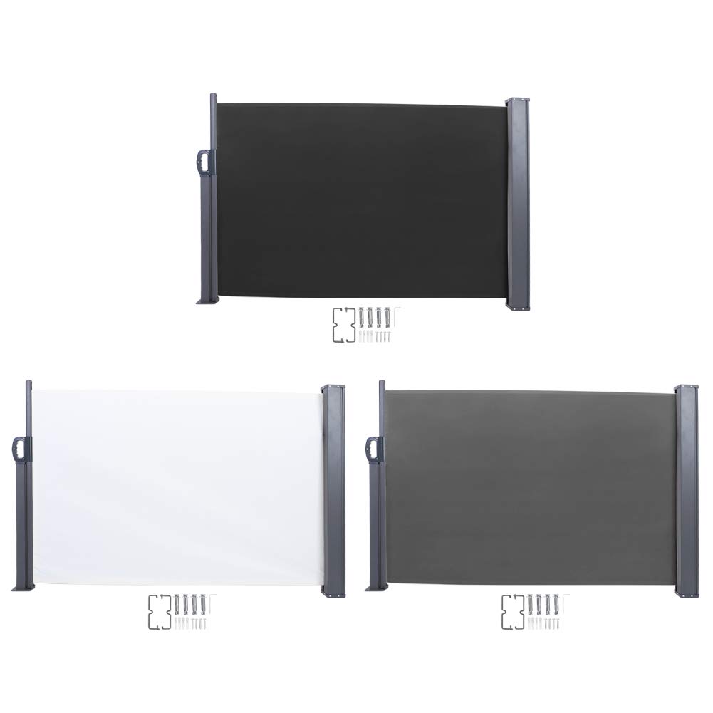 Ejoyous Brise Vue Rétractable Étanche Jardin Patio 39x118"