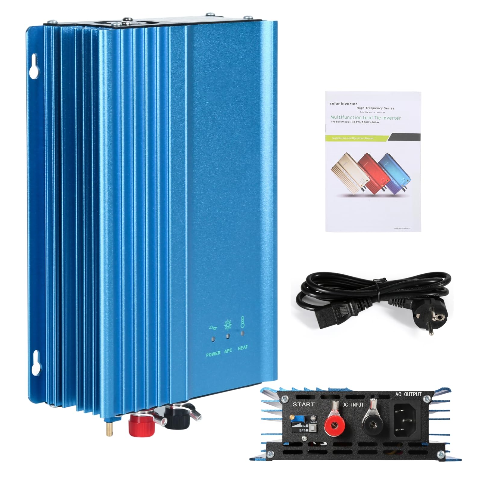 Jadeshay Onduleur Solaire Micro 500W 24V MPPT 220V