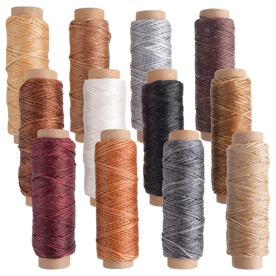 FEPITO fil ciré cuir 150D 12 couleurs 360m