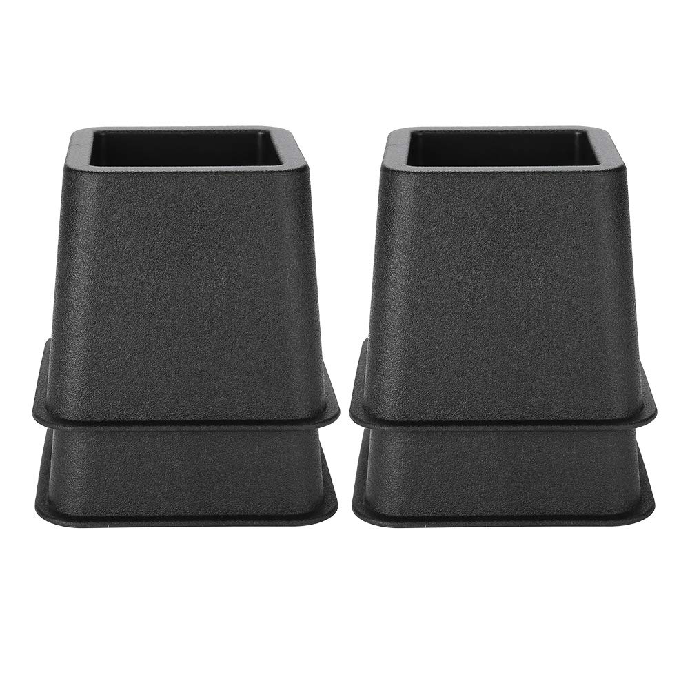 Ejoyous Home Improvement Tool rehausseurs meubles noir 10 cm lot 4