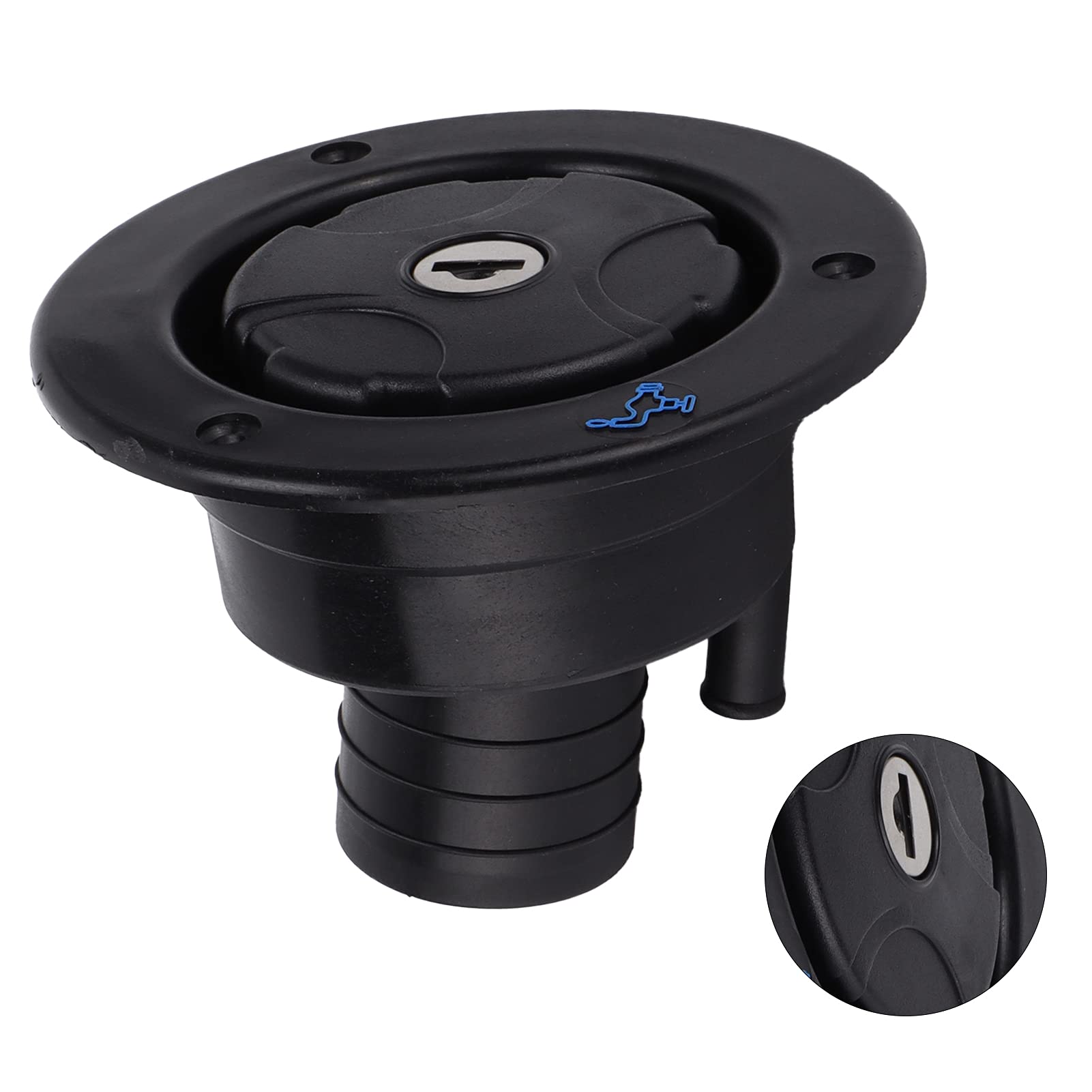 Tissting Bouchon eau camping-car noir 110 mm