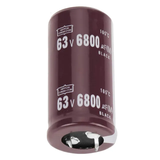 FTVOGUE Condensateur Électrolytique 63V 6800uF Lot de 2