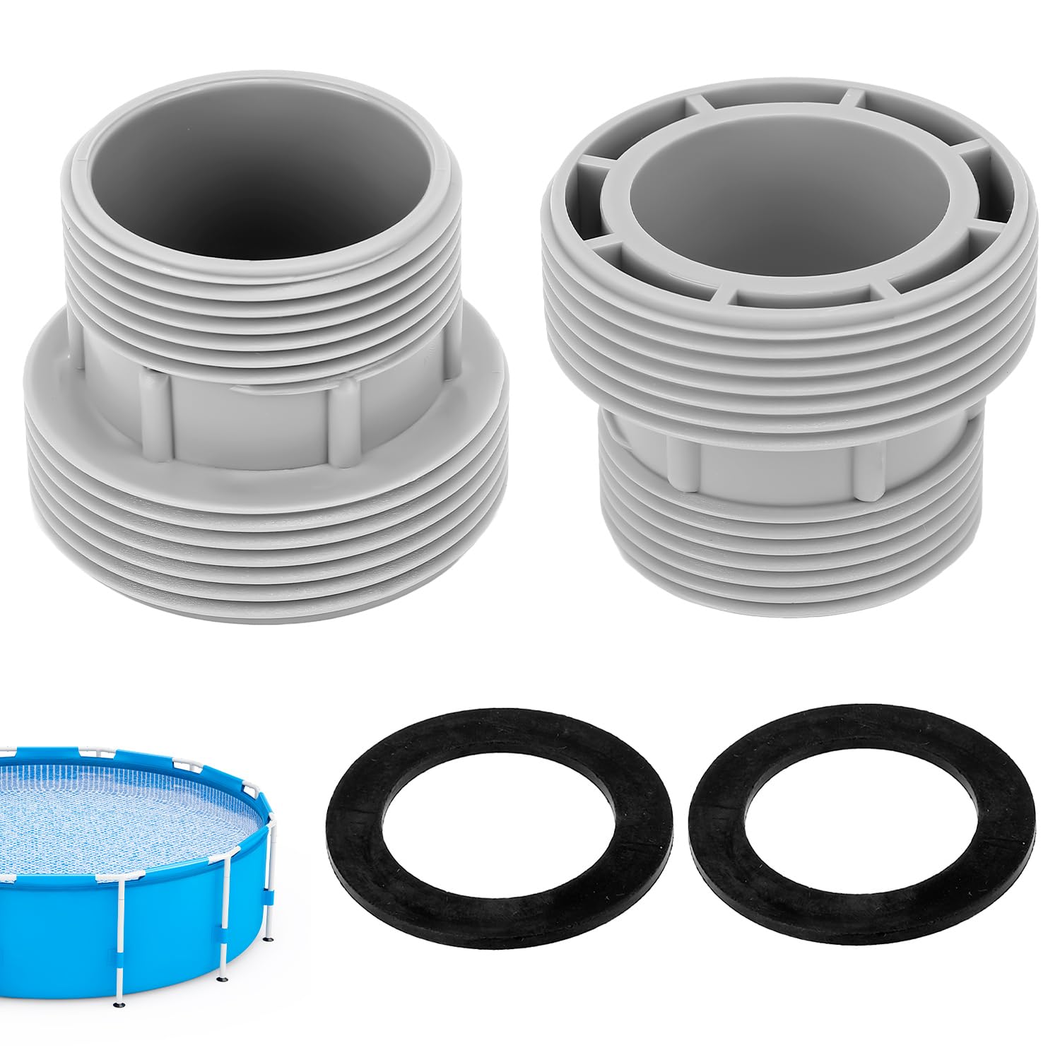 Tissting OUTDOOR kit 2 adaptateurs tuyau piscine 60/47mm