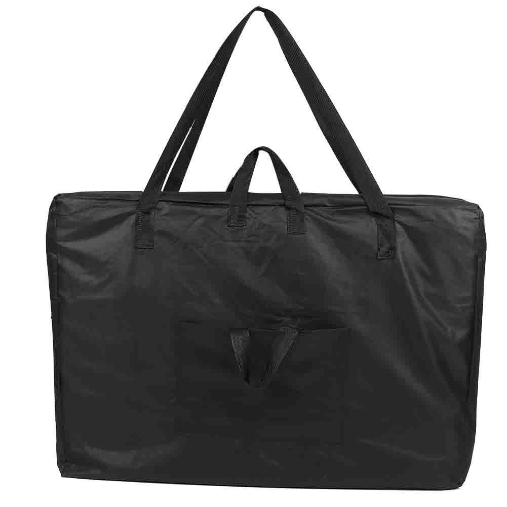 Jadeshay Sac Table de Massage Portable Toile Noir 93x63x23 cm
