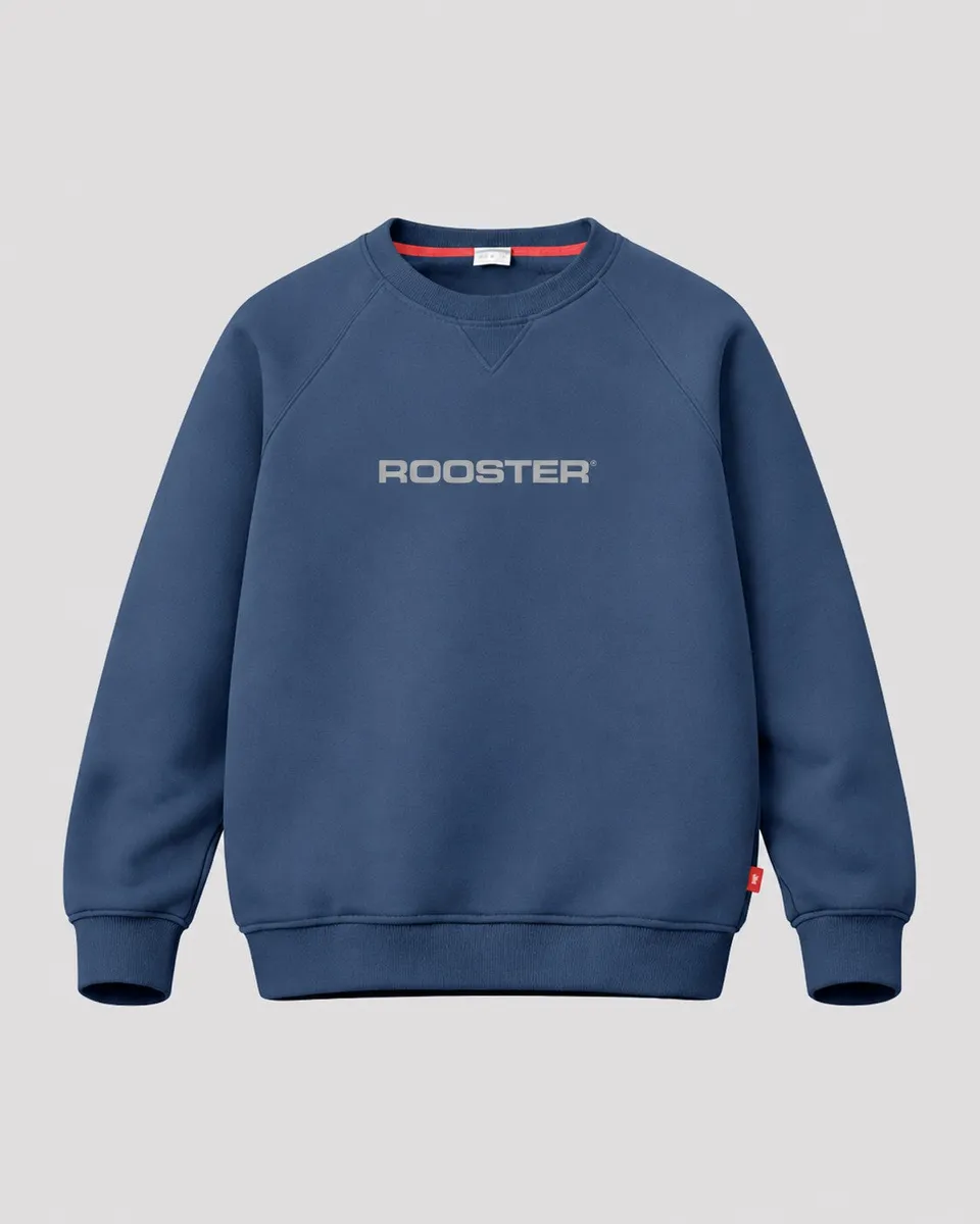 Rooster sweat junior col rond logo coton taille M