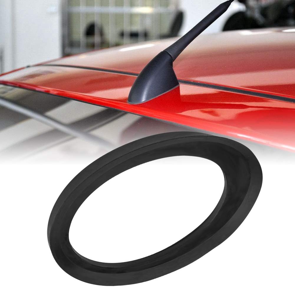 Ejoyous Joint caoutchouc base antenne toit voiture noir 6,2x4,3 cm