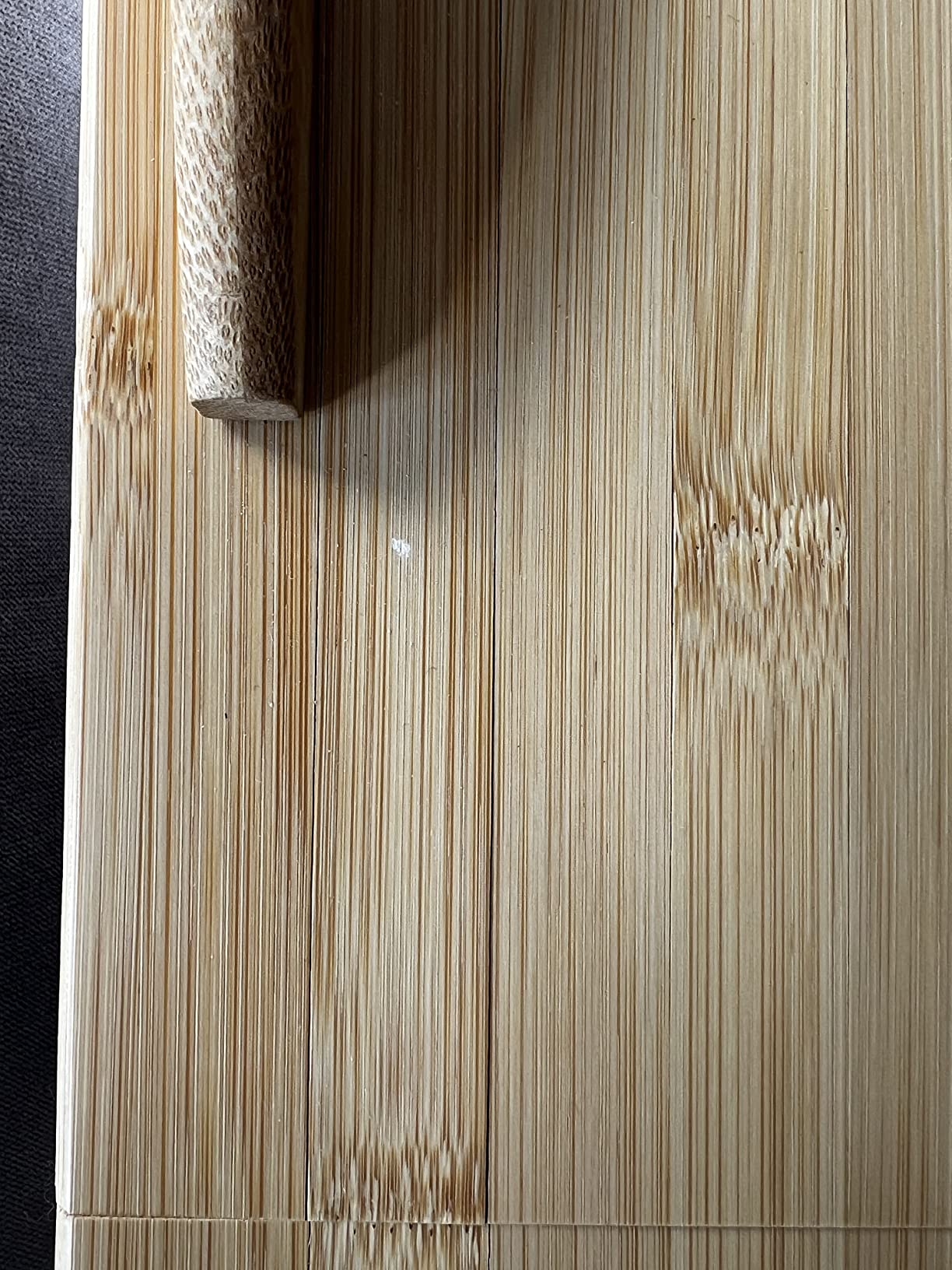Ejoyous Table de lit bambou pliable tiroir réglable