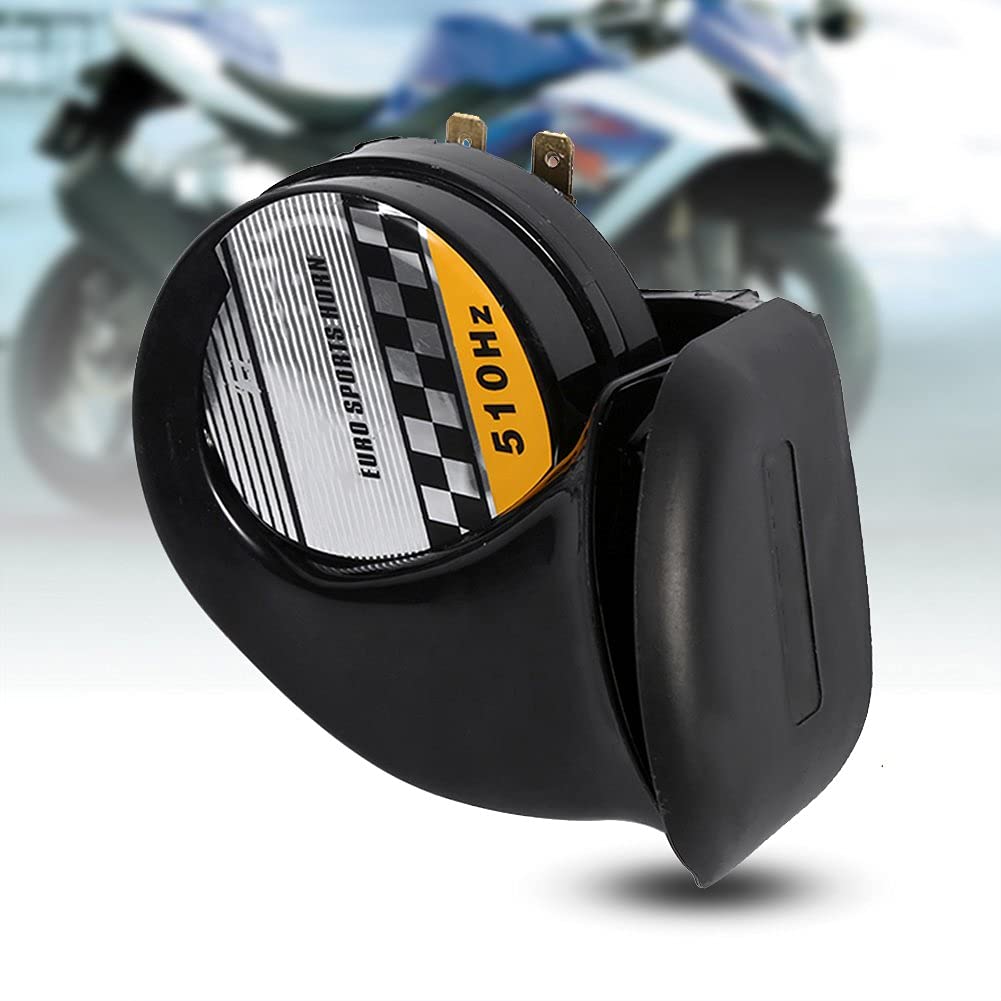 Ejoyous Klaxon escargot moto 12V 115dB 510Hz universel