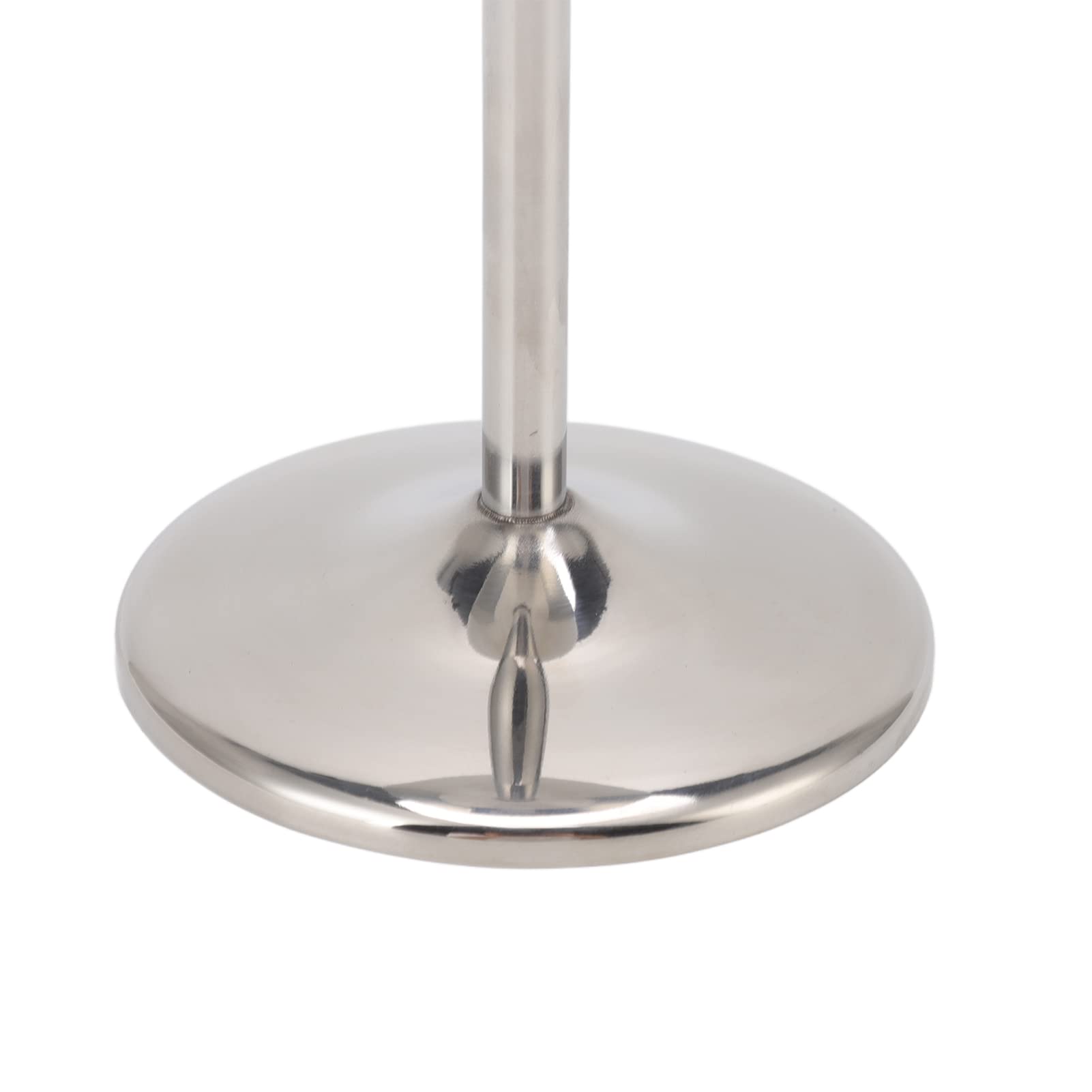 Tissting Verre à Vin Inox Argent 21,4 cm Base Large