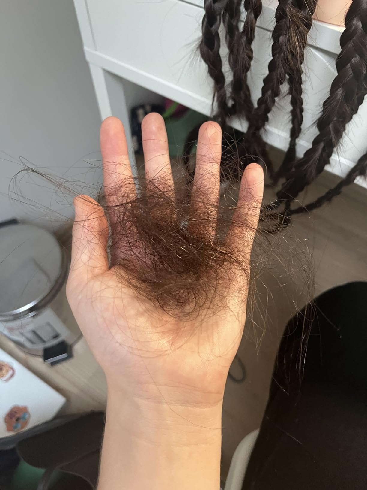 Ejoyous Trépied coiffure métal réglable 89,5-141,5 cm