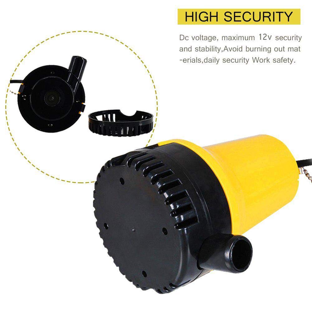 Ejoyous Garden pompe jardin 12V submersible eaux usées