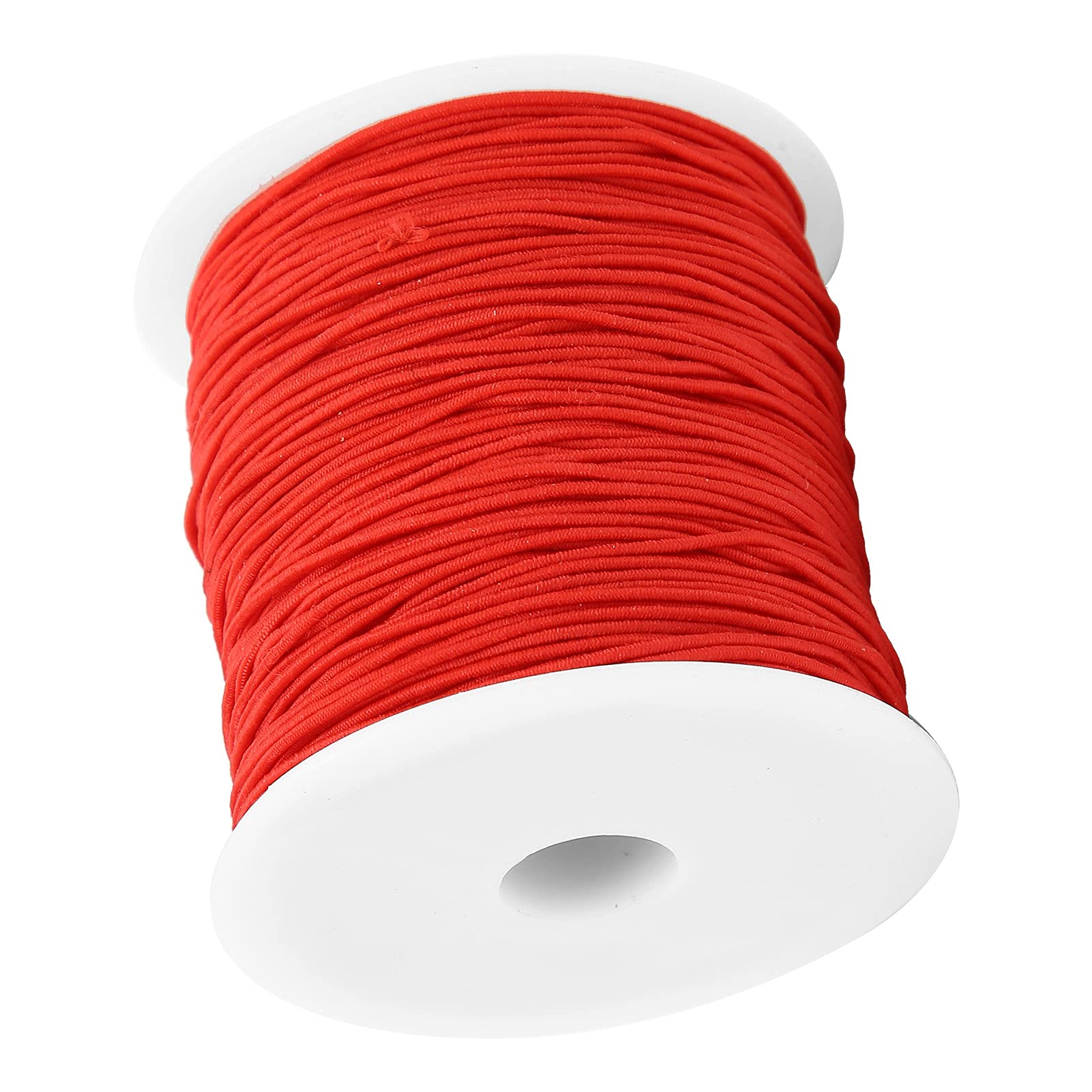 Tissting Fil élastique rouge 1mm 100m bracelets bijoux