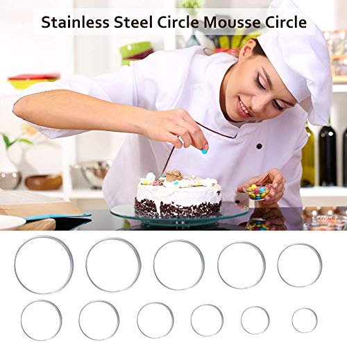 Ejoyous Kitchen emporte-pièces ronds inox 12 pièces