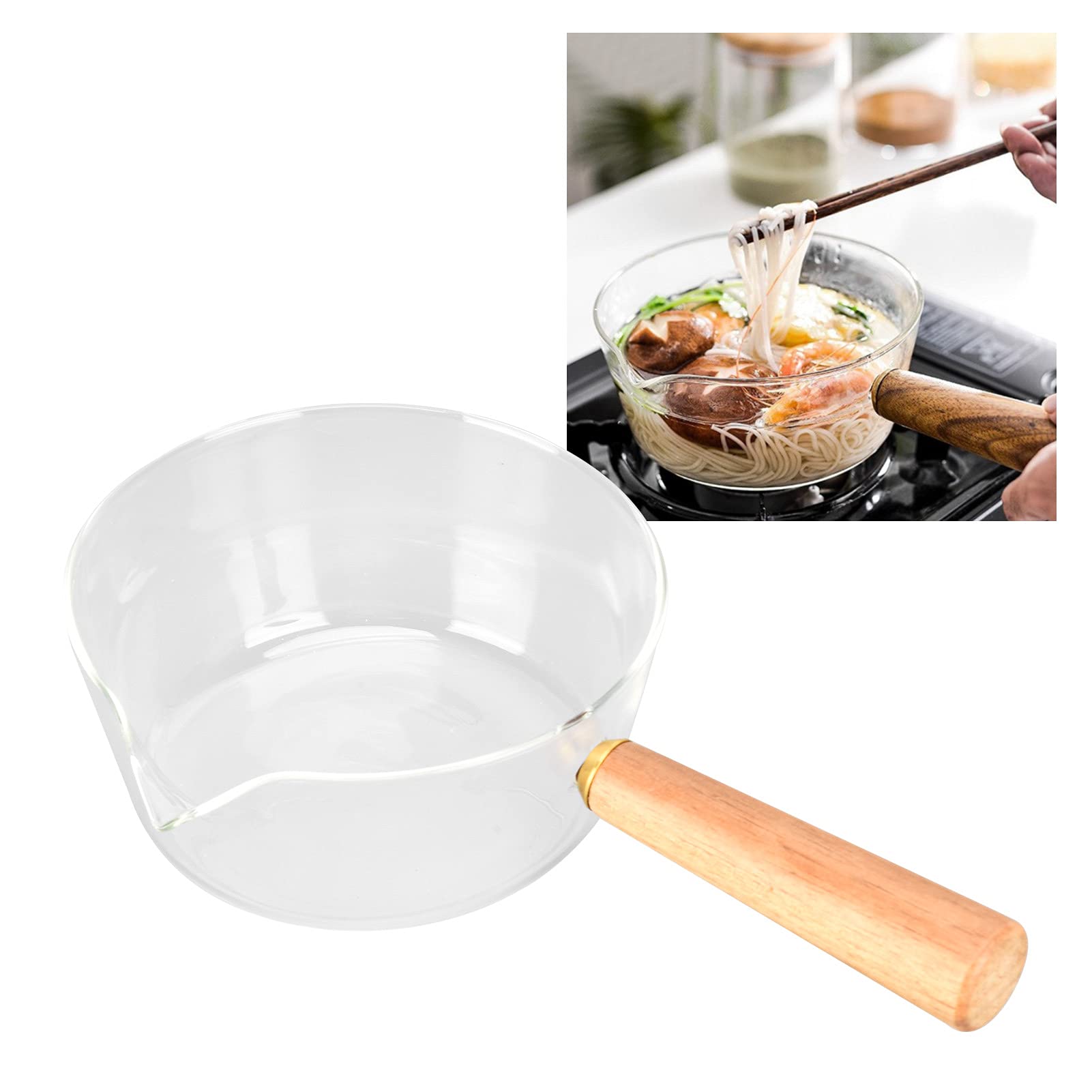 Tissting KITCHEN pot à lait verre 600ml induction