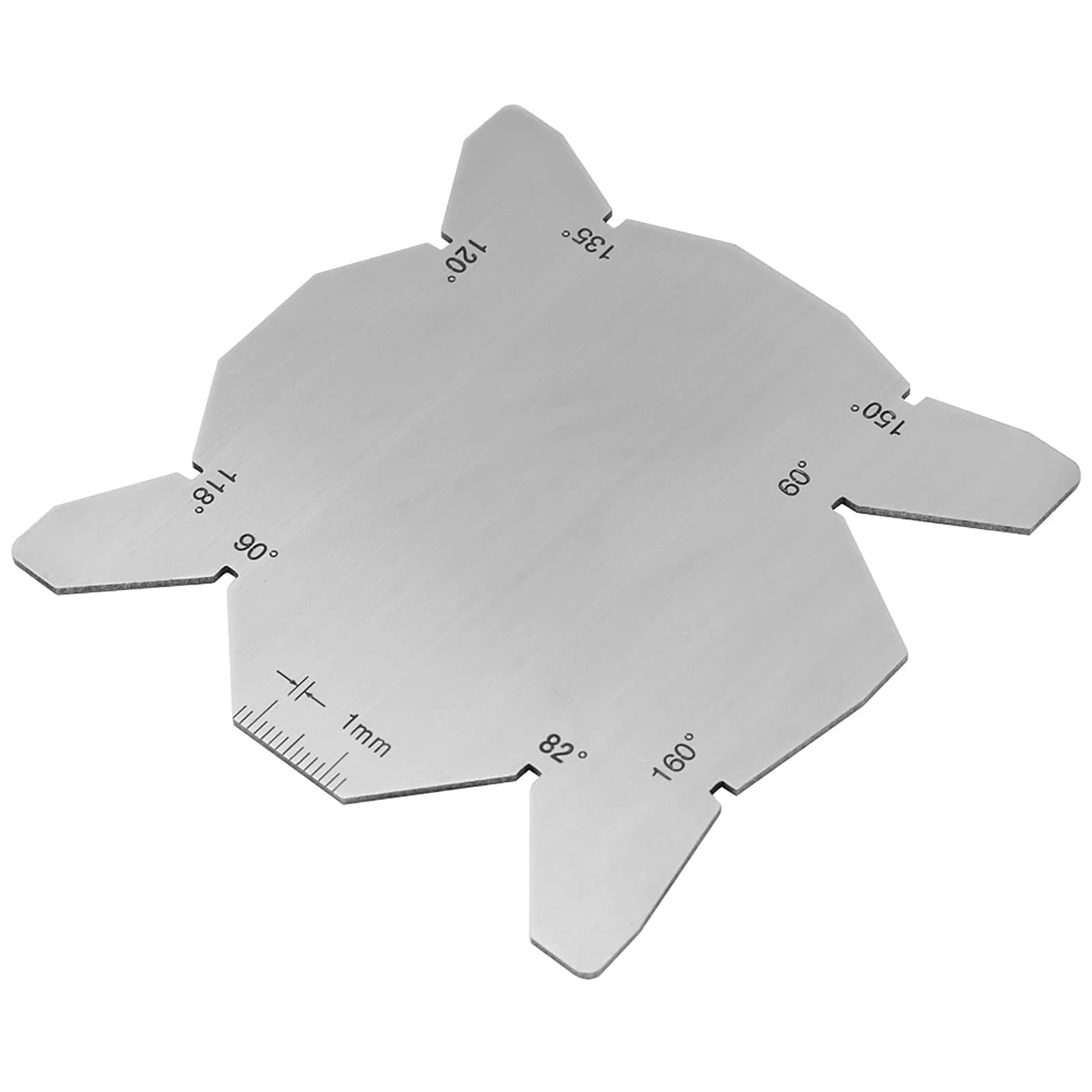 FTVOGUE Set 3 Jauges Angle Perçage Rapporteur Inox