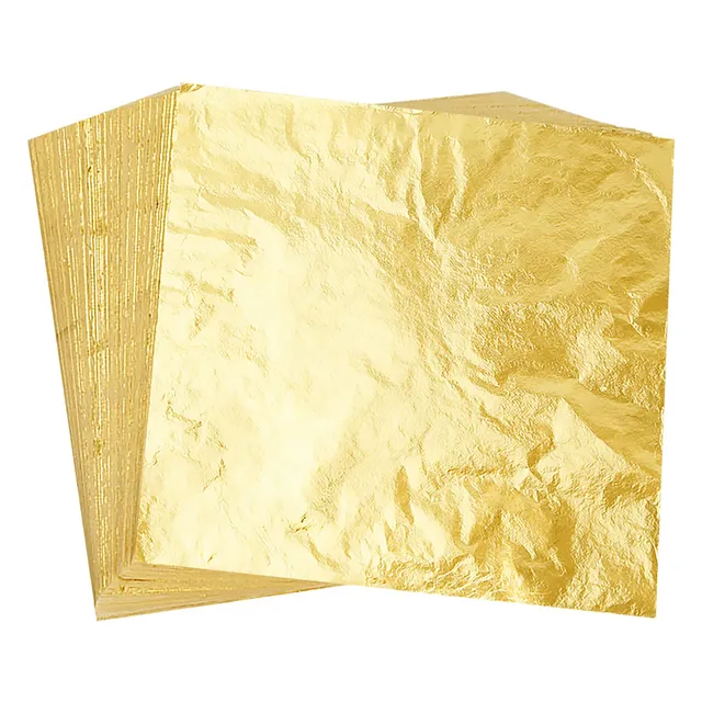 FEPITO feuille or imitation 150 feuilles 14x14cm