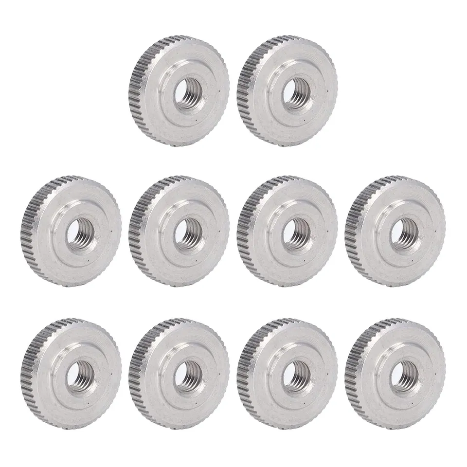FTVOGUE Écrous Moletés M5 Inox Tête Plate Lot 10