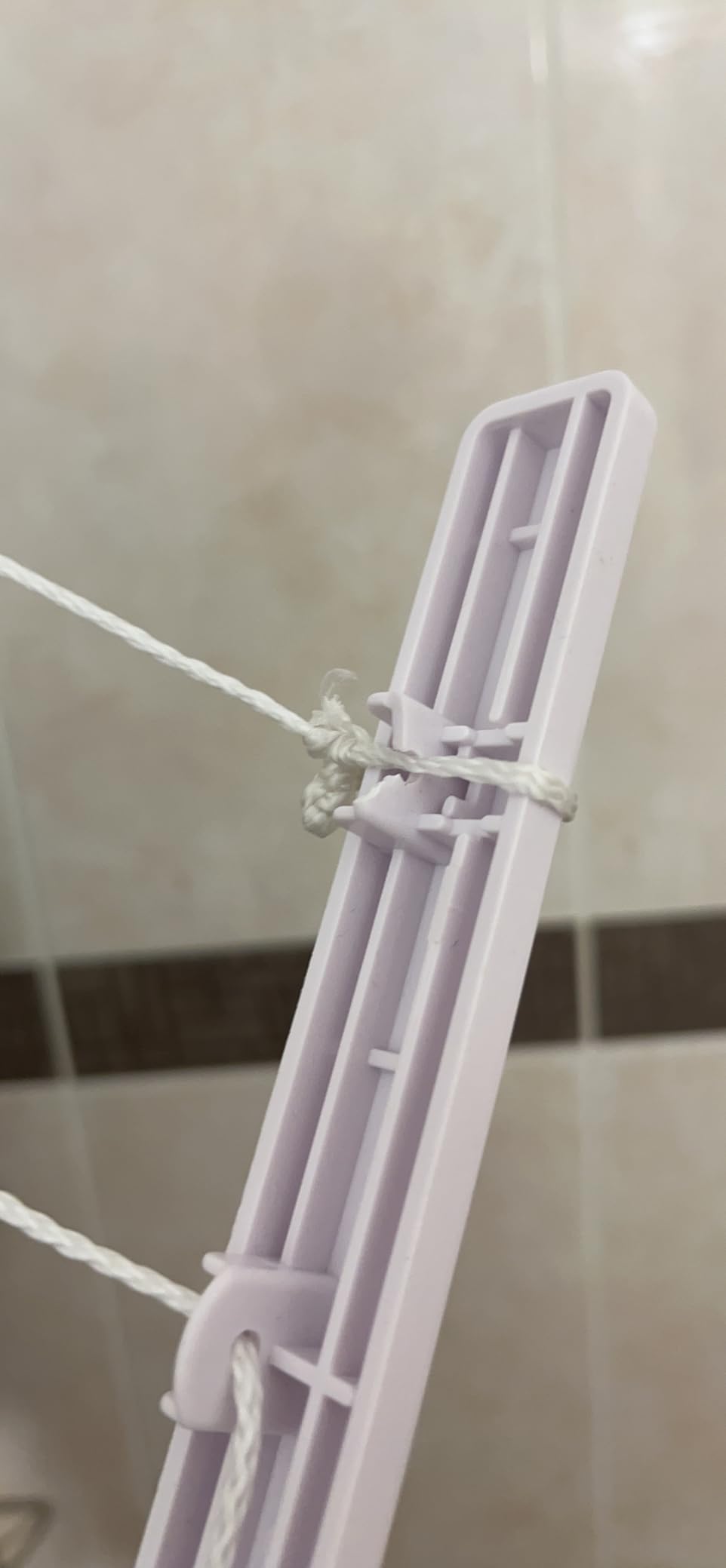 Tissting Corde à Linge Rétractable Murale 5 Fils plastique