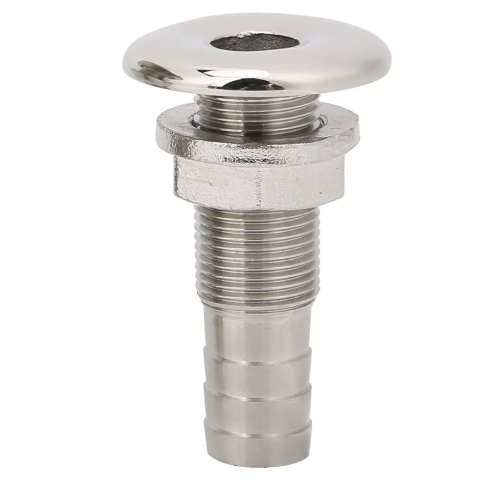 Tissting Passe-coque droit inox 316 3/4 pouce bateau