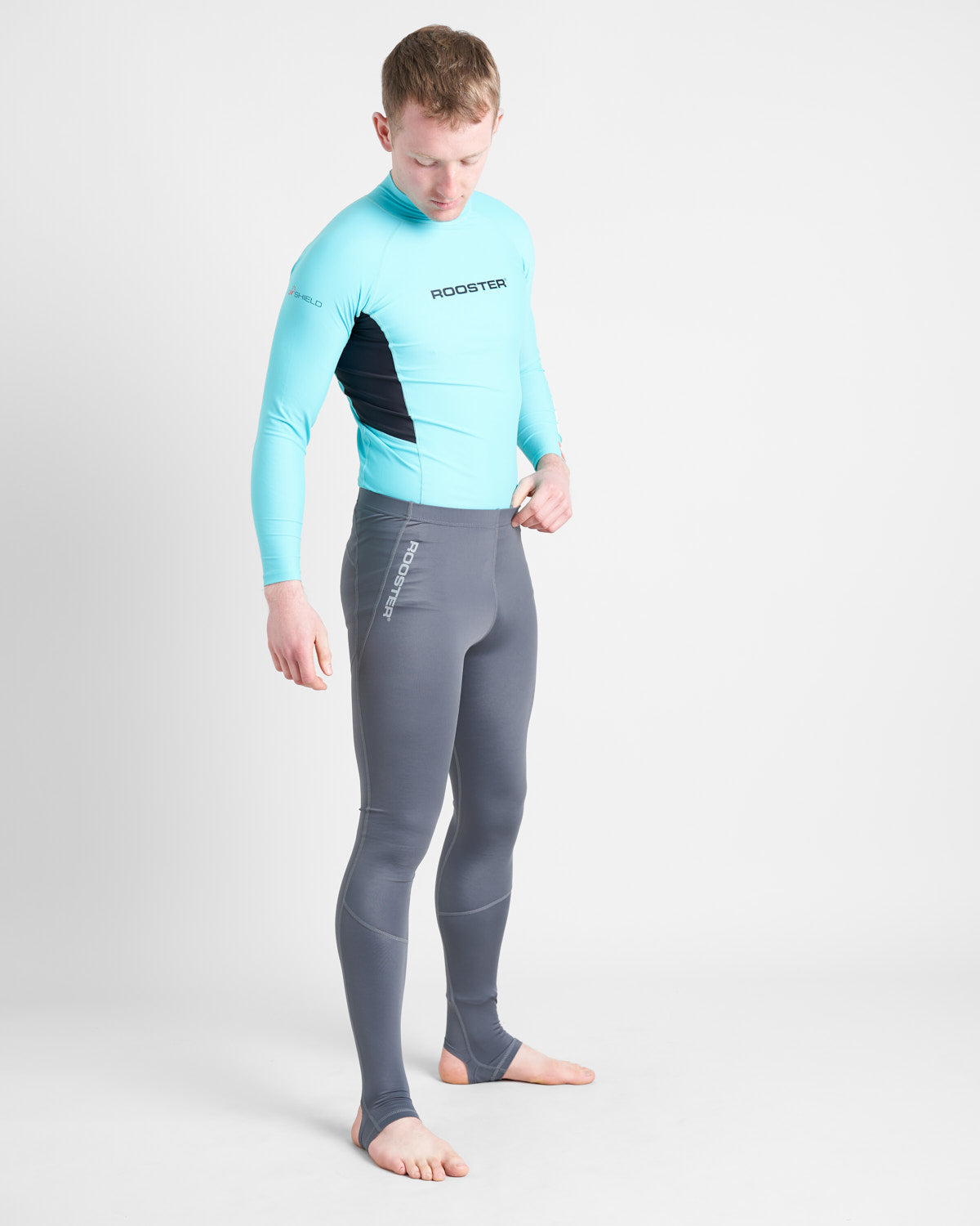 Rooster UV Rash Base Layers Rash Leggings lycra XS/S