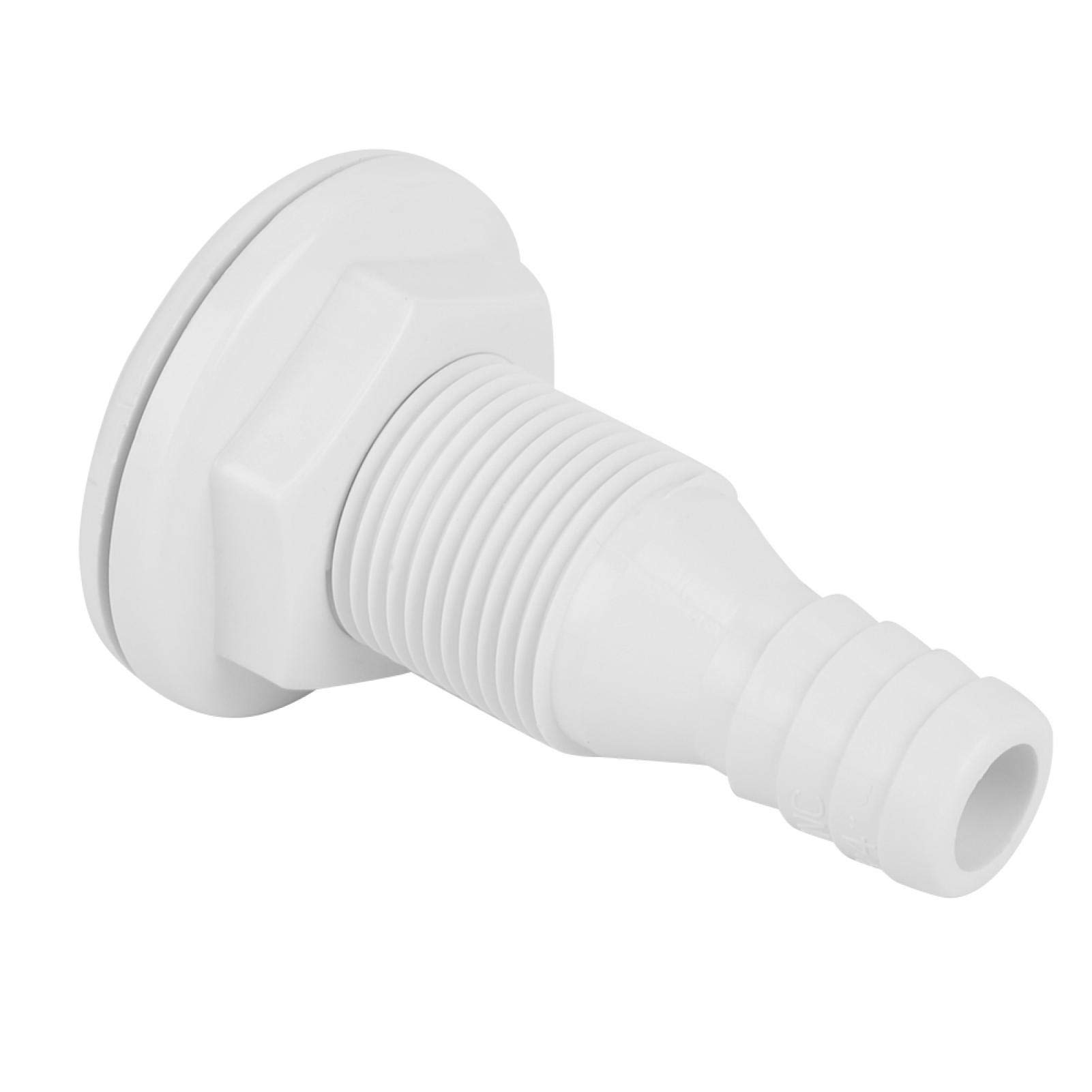 Tissting Vehicle Passe-Coque Bateau 3/4 Pouce Blanc ABS