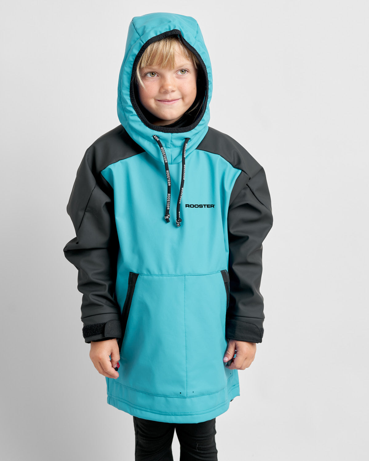 Rooster Sailing Aquafleece hoodie junior étanche rose JL