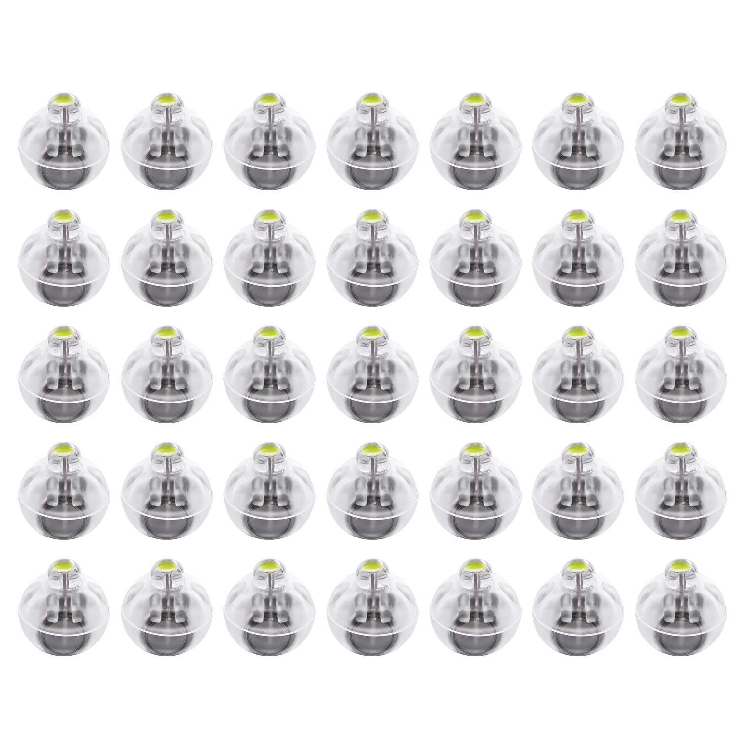 FEPITO Party Decorations boule LED ballon blanc 100 pièces