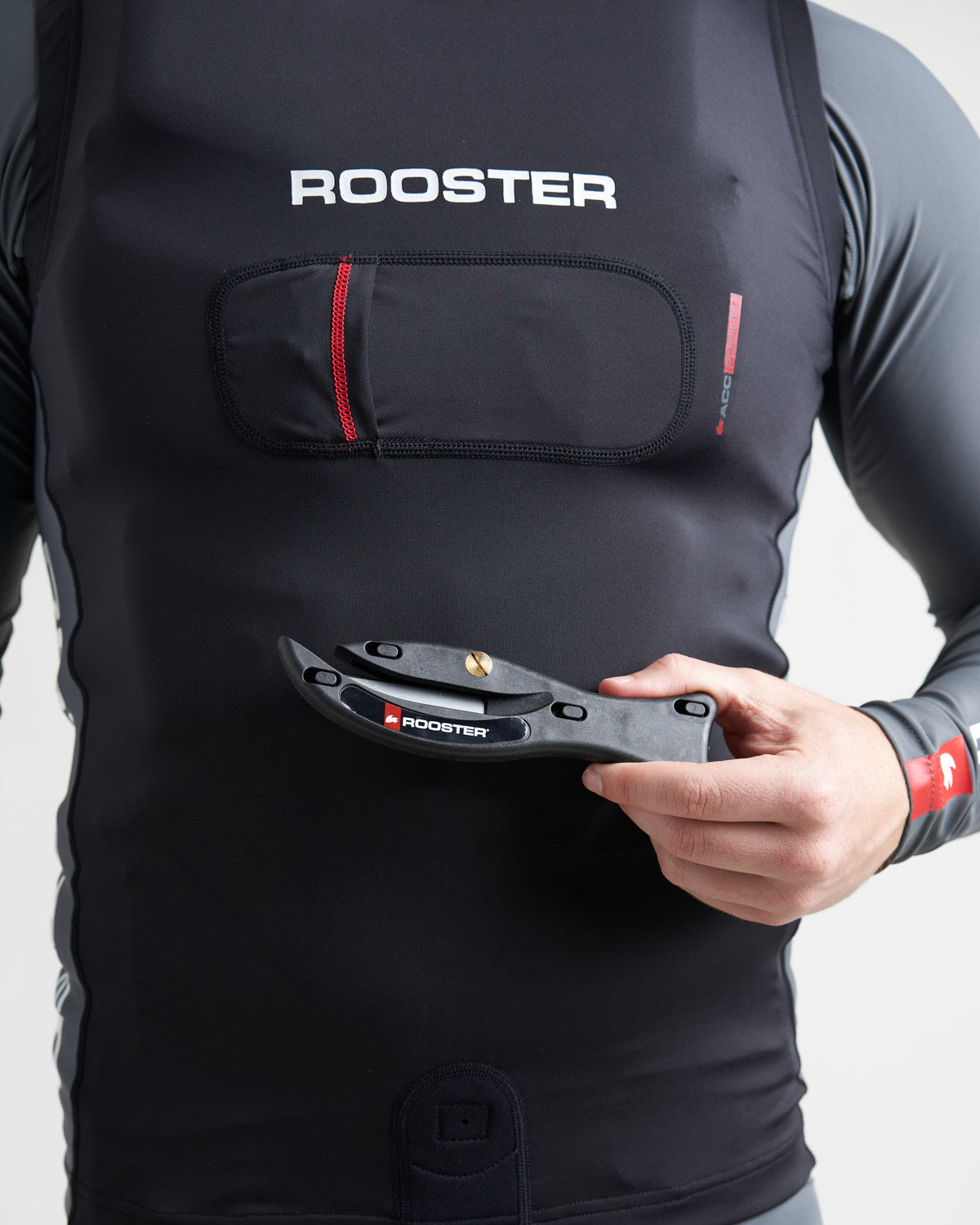 Rooster Harnesses couteau sécurité lame inox 10 mm