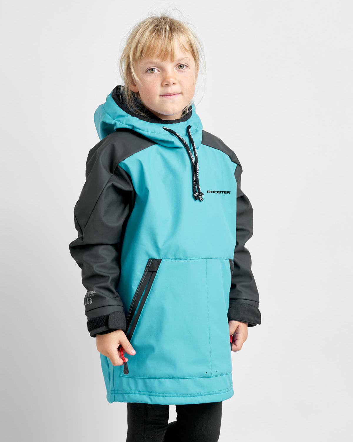 Rooster Sailing Aquafleece hoodie junior étanche rose JL