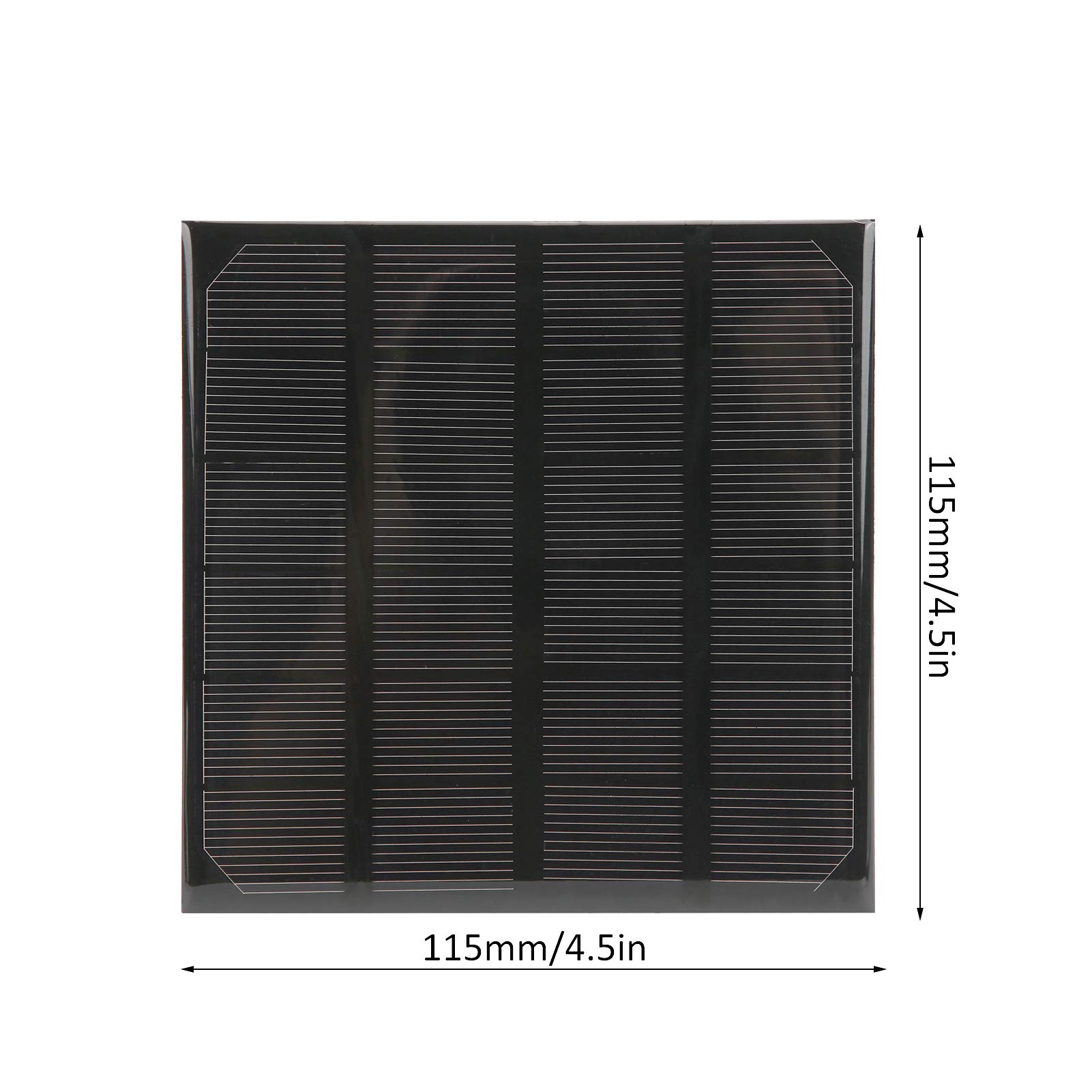 Jadeshay Solaire mini panneau 2W 6V 115mm bricolage