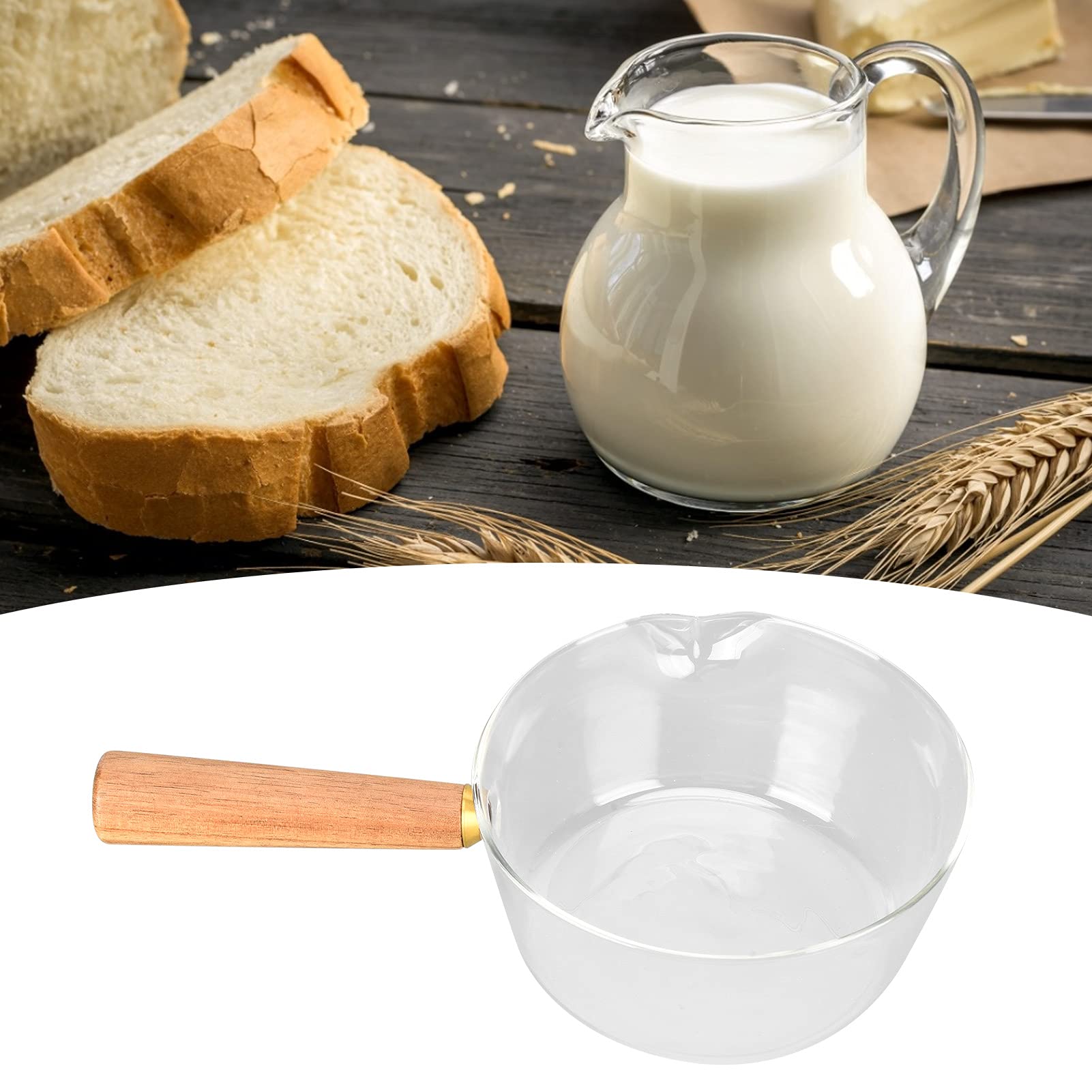 Tissting KITCHEN pot à lait verre 600ml induction