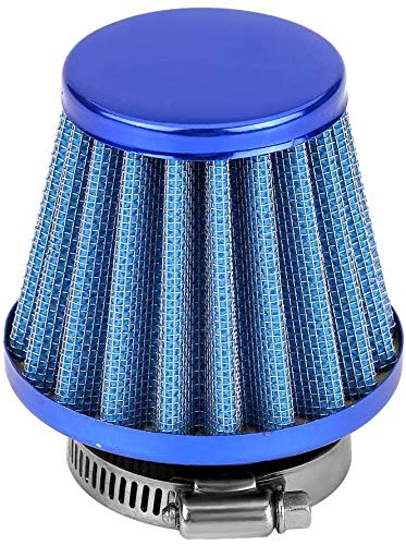 Ejoyous Filtre à Air Moto 38 mm Bleu Universel Quad Pit Bike