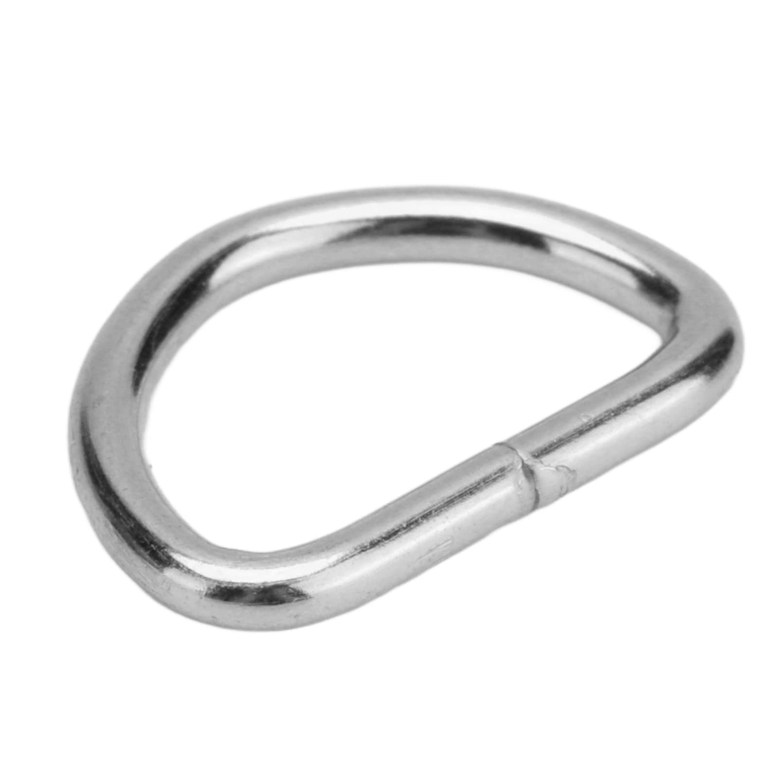 Tissting DIY anneaux en D argent fer 10 mm lot 100