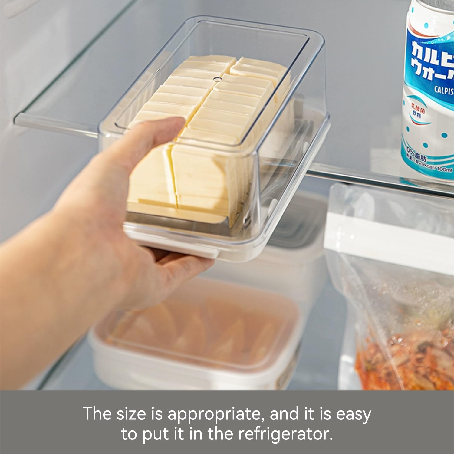 Tissting Kitchen Beurrier avec Couvercle Inox Blanc 19 cm