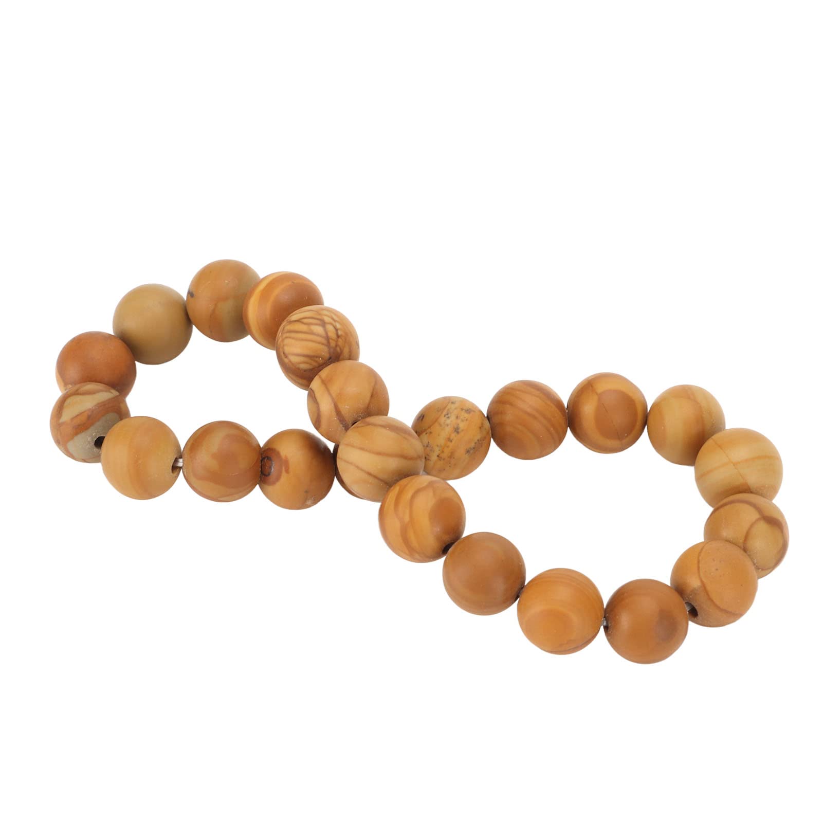 Tissting Bracelet Perles 8 mm Pierres Unisexe Lot de 3