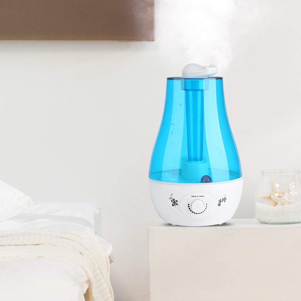 Ejoyous Living Room Humidificateur Ultrasons 3L Bleu