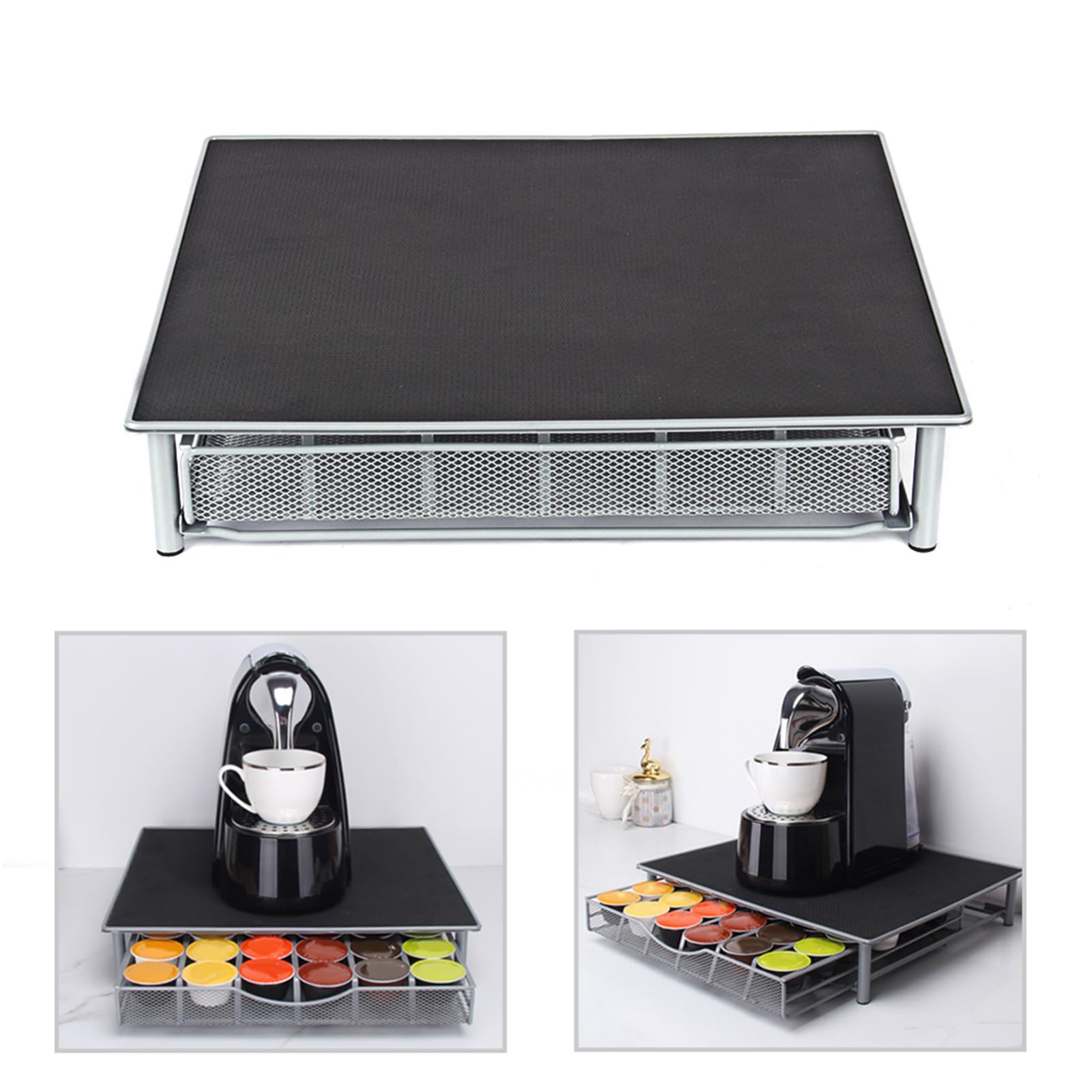 Ejoyous Kitchen tiroir capsules café 36 capsules verre