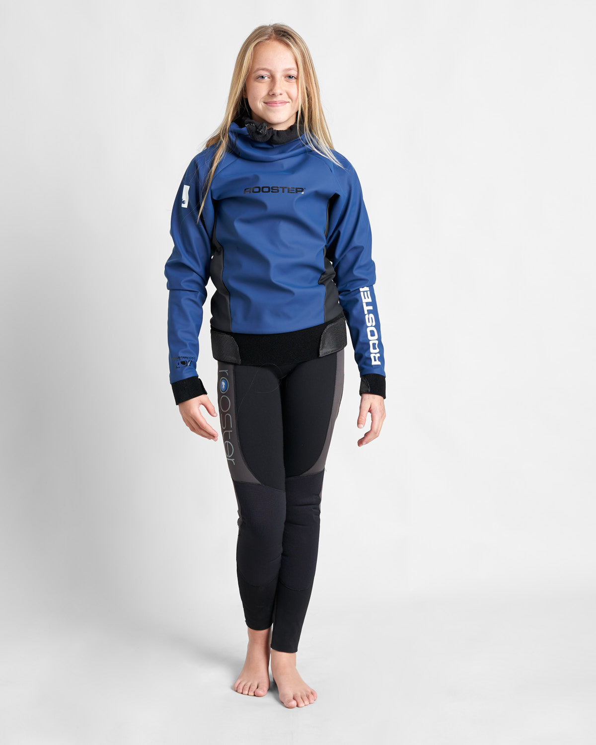Rooster Aquafleece Pro Lite Top polaire voile junior rose waterproof