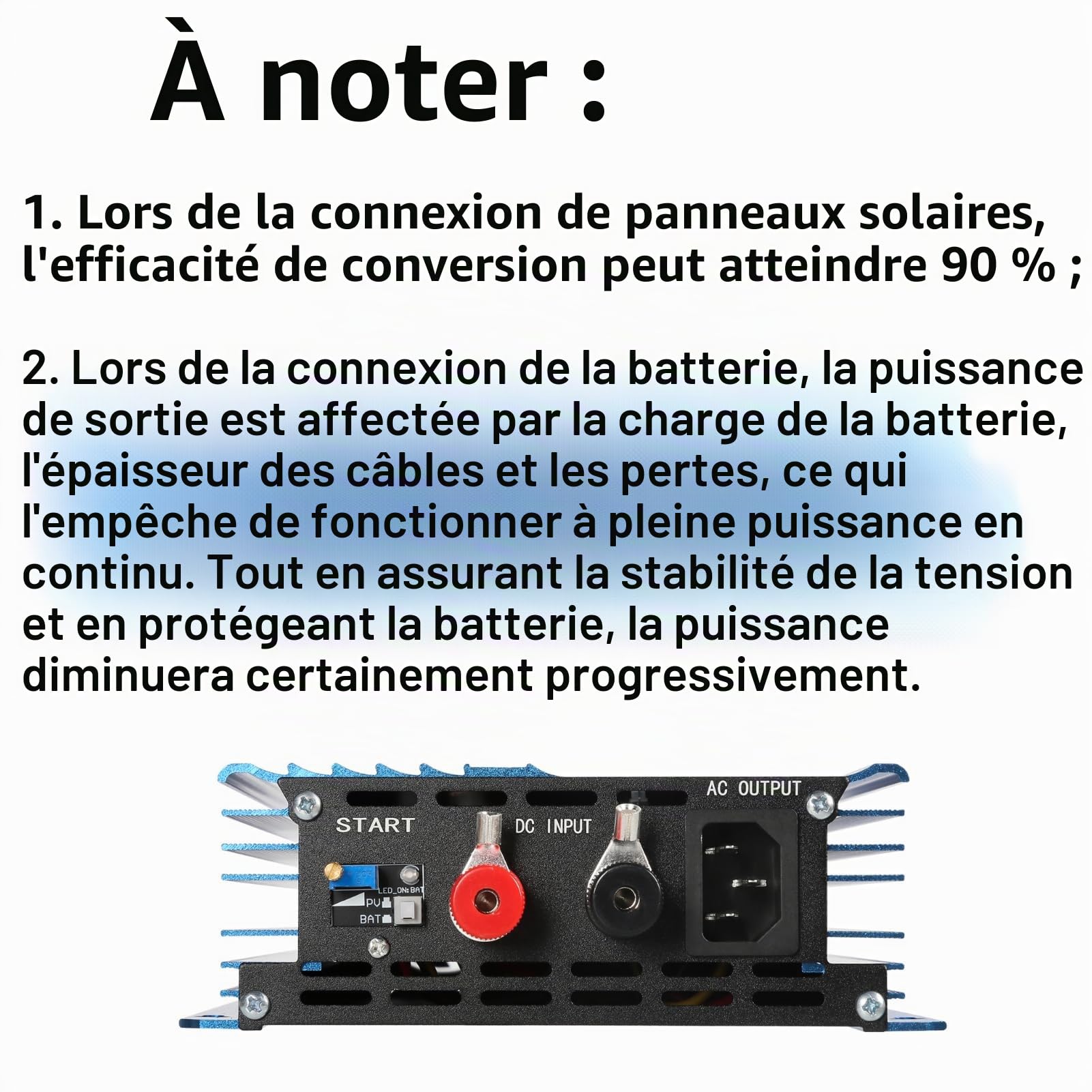 Jadeshay Onduleur Solaire Micro 500W 24V MPPT 220V